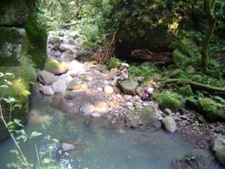 Un descanso en la poza